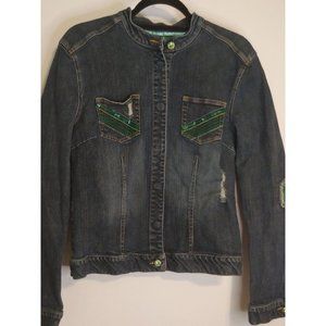 Anisette Ladies Blue Denim Juniors XL Jacket